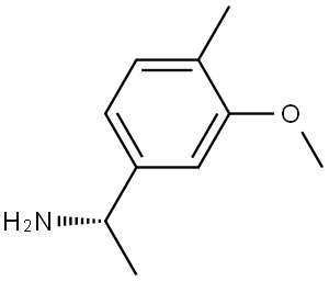 (1S)-1-(3-methoxy-4-methylphenyl)ethan-1-amine Structure
