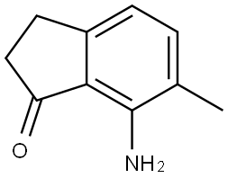 7-Amino-6-methyl-2,3-dihydro-1H-inden-1-one Structure