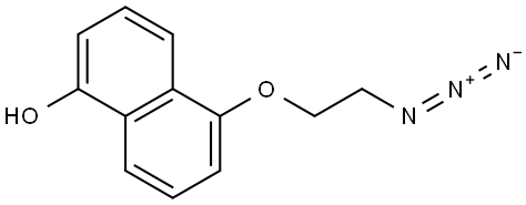 5-(2-azidoethoxy)naphthalen-1-ol Structure