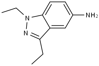 1,3-Diethyl-1H-indazol-5-amine Structure