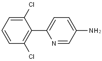 6-(2,6-Dichlorophenyl)-3-pyridinamine Structure