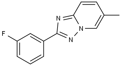 2-(3-Fluorophenyl)-6-methyl[1,2,4]triazolo[1,5-a]pyridine Structure