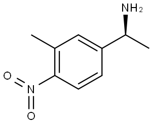 (1S)-1-(3-methyl-4-nitrophenyl)ethan-1-amine Structure
