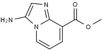 Methyl 3-aminoimidazo[1,2-a]pyridine-8-carboxylate Structure