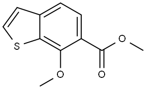 methyl 7-methoxybenzo[b]thiophene-6-carboxylate Structure