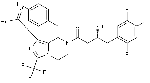 Cetagliptin Impurity 46 Structure