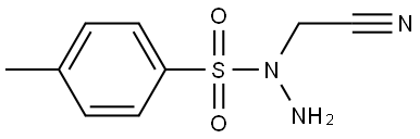 N-(cyanomethyl)-4-methylbenzenesulfonohydrazide Structure