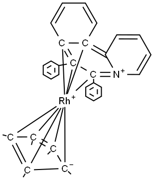 (6,7,7a,11a-η)-6,7-Diphenylbenzo[a]quinolizinium][(1,2,3,4,5-η)-1,2,3,4,5-penta… Structure