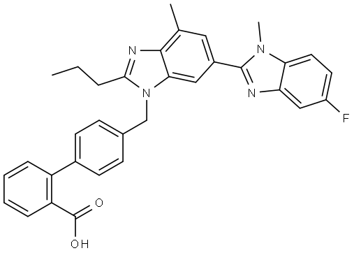Telmisartan Impurity 25 Structure