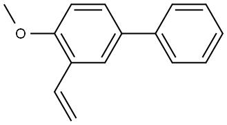 3-Ethenyl-4-methoxy-1,1'-biphenyl Structure