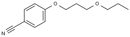 4-(3-Propoxypropoxy)benzonitrile Structure