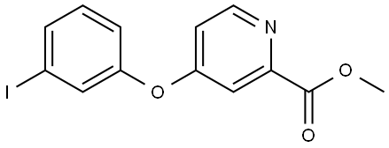 methyl 4-(3-iodophenoxy)picolinate Structure