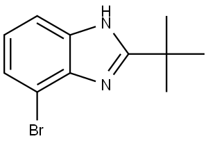 7-bromo-2-(tert-butyl)-1H-benzo[d]imidazole Structure