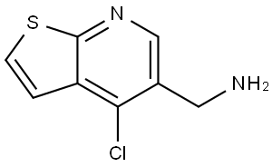 (4-Chlorothieno[2,3-b]pyridin-5-yl)methanamine Structure