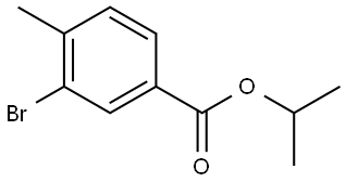 isopropyl 3-bromo-4-methylbenzoate Structure