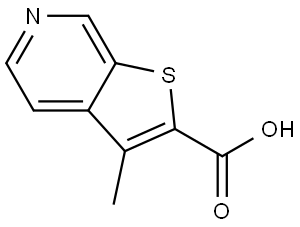 3-Methylthieno[2,3-c]pyridine-2-carboxylic acid Structure