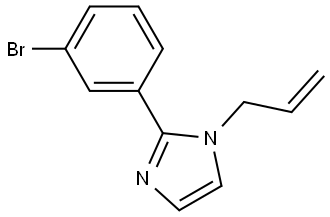 2-(3-Bromophenyl)-1-(2-propen-1-yl)-1H-imidazole Structure