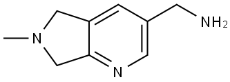 6,7-Dihydro-6-methyl-5H-pyrrolo[3,4-b]pyridine-3-methanamine Structure