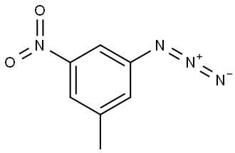 1-azido-3-methyl-5-nitrobenzene Structure