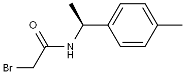 Acetamide, 2-bromo-N-[(1S)-1-(4-methylphenyl)ethyl]- Structure