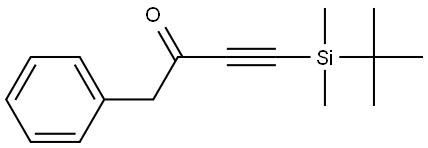 4-[(1,1-Dimethylethyl)dimethylsilyl]-1-phenyl-3-butyn-2-one Structure
