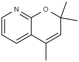 2,2,4-Trimethyl-2H-pyrano[2,3-b]pyridine Structure