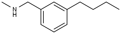 3-Butyl-N-methylbenzenemethanamine Structure