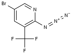 2-azido-5-bromo-3-(trifluoromethyl)pyridine Structure