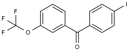 Methanone, (4-iodophenyl)[3-(trifluoromethoxy)phenyl]- Structure