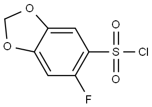 6-Fluorobenzo[d][1,3]dioxole-5-sulfonyl chloride Structure