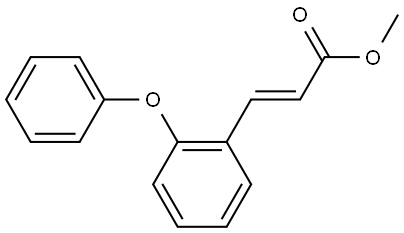 Methyl (E)-3-(2-phenoxyphenyl)acrylate Structure