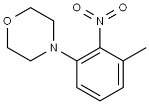 4-(3-Methyl-2-nitrophenyl)morpholine Structure