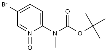 5-bromo-2-((tert-butoxycarbonyl)(methyl)amino)pyridine 1-oxide Structure
