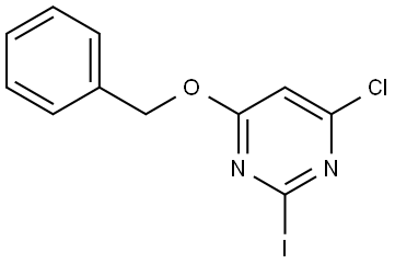 4-(Benzyloxy)-6-chloro-2-iodopyrimidine Structure