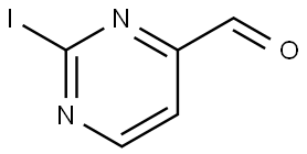 2-Iodopyrimidine-4-carbaldehyde Structure