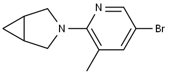 3-(5-Bromo-3-methyl-2-pyridinyl)-3-azabicyclo[3.1.0]hexane Structure