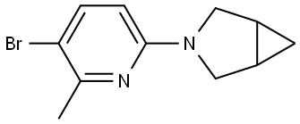 3-(5-Bromo-6-methyl-2-pyridinyl)-3-azabicyclo[3.1.0]hexane Structure