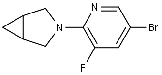 3-(5-Bromo-3-fluoro-2-pyridinyl)-3-azabicyclo[3.1.0]hexane Structure