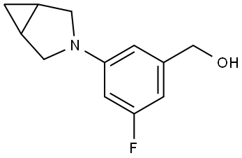 3-(3-Azabicyclo[3.1.0]hex-3-yl)-5-fluorobenzenemethanol Structure