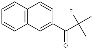 2-Fluoro-2-methyl-1-(2-naphthalenyl)-1-propanone Structure