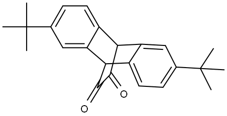9,10-Ethanoanthracene-11,12-dione, 2,6-bis(1,1-dimethylethyl)-9,10-dihydro- Structure