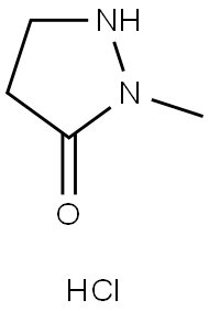 2-Methylpyrazolidin-3-one hydrochloride Structure