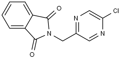 2-((5-chloropyrazin-2-yl)methyl)isoindoline-1,3-dione Structure