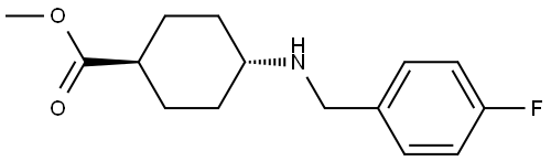 methyl (1r,4r)-4-((4-fluorobenzyl)amino)cyclohexane-1-carboxylate Structure