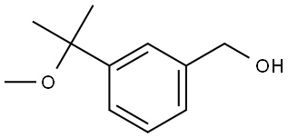 3-(1-Methoxy-1-methylethyl)benzenemethanol Structure