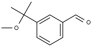 3-(1-Methoxy-1-methylethyl)benzaldehyde Structure