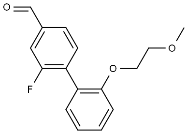 2-Fluoro-2'-(2-methoxyethoxy)[1,1'-biphenyl]-4-carboxaldehyde Structure