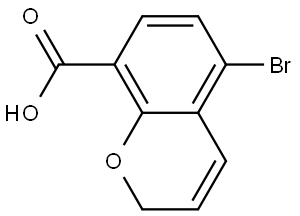 5-Bromo-2H-chromene-8-carboxylic acid Structure