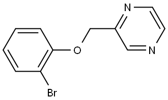 2-[(2-Bromophenoxy)methyl]pyrazine Structure