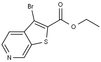 Ethyl 3-bromothieno[2,3-c]pyridine-2-carboxylate Structure